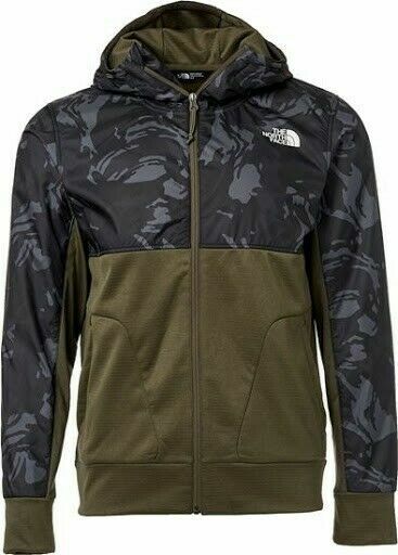 north face camo pullover